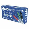 Newell Brands Marker, Wet-Erase, Expo, Fine Point, 12/DZ, AST 2134347
